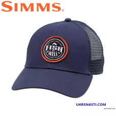 Кепка Simms Fish It Well Trucker Dark Moon